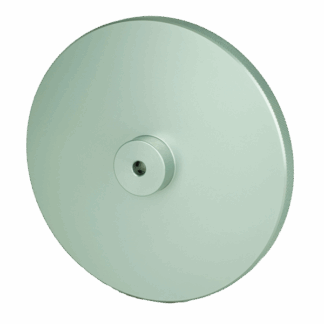 400 mm Knurled Aluminum Faced Measuring Wheel - 0.375 in Bore, 10 mm Wide