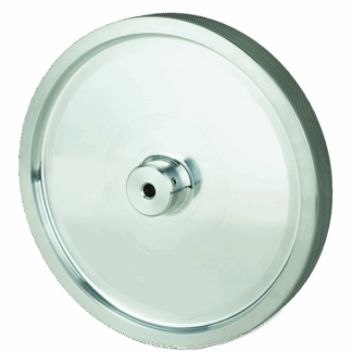 500 mm Knurled Aluminum Faced Measuring Wheel - 0.375 in Bore, 20 mm Wide