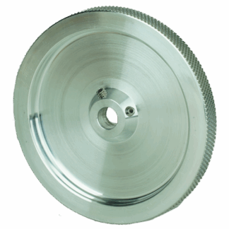 200 mm Knurled Aluminum Faced Measuring Wheel (Model TR1) - 0.25 in Bore, 0.25 in Wide