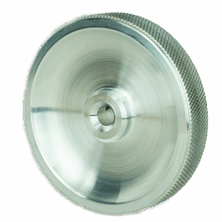 12 in Knurled Aluminum Faced Measuring Wheel (TR3) - 0.375 in Bore, 0.75 in Wide