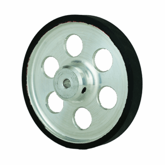 12 in 65 Polyurethane Measuring Wheel - 0.25 in Bore, 0.50 in Wide