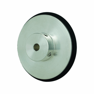 200 mm Rubber Insert Measuring Wheel - 0.25 in Bore, 10 mm Wide