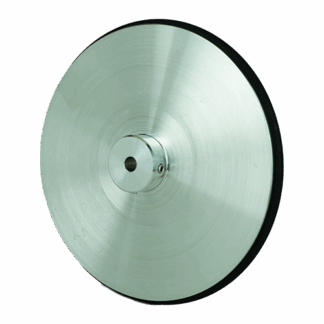 500 mm Rubber Insert Measuring Wheel - 0.375 in Bore, 20 mm Wide