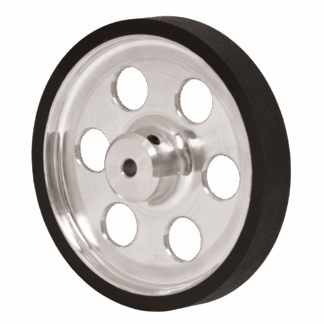 1/3 M 65 Polyurethane Measuring Wheel - 0.25 in Bore, 0.625 in Wide